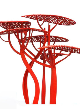 定制不锈钢廊架雕塑承接大型景观工程金属镀锌铁艺异形廊架长廊