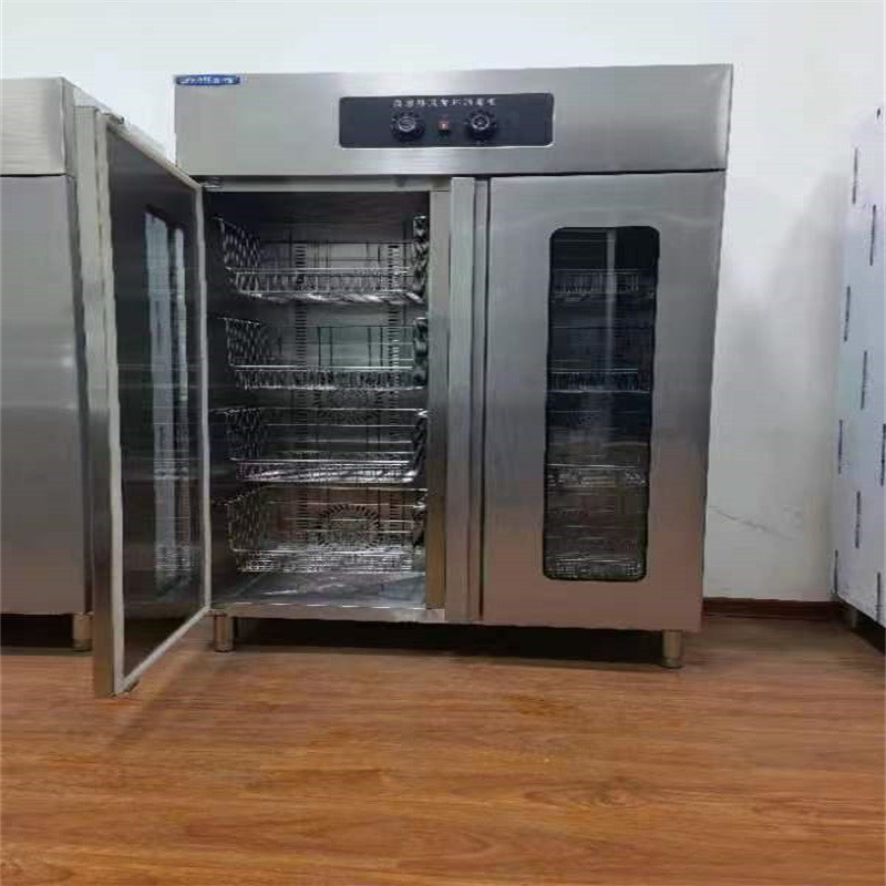 厂家热风循坏餐具消毒碗柜商用双门学校食堂双门消毒柜消毒碗柜