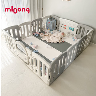 曼龙汽车围栏儿童游戏围栏婴儿宝宝爬行垫学步防护栅栏安全游乐场