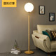 批发现代简约客厅样板房台灯北欧卧室书房落地灯床头木艺落地灯