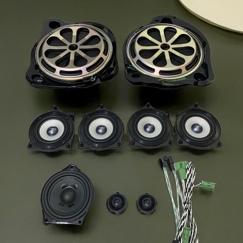 适用奔驰改装升级柏林之声音响喇叭E级C级GLC GLE C260 E300L低音