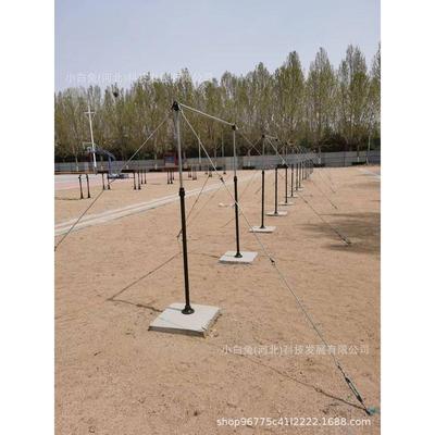 户外单双杠训练健身器材移动可室外可调节高度家用体育健身路径