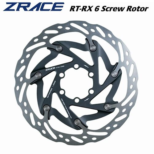 新款RT-RX 6螺杆盘式转子超轻强散热浮动盘片160mm公路盘式制动器