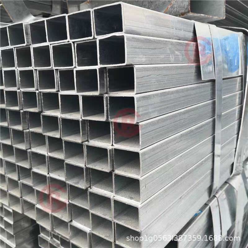 安徽现货批发镀锌方管40*60热镀锌方管60*80建筑幕墙50*100q235b