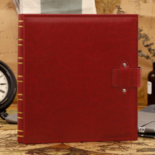 厂家5寸600张过塑相册插页式复古皮扣大容量创意3r600本影集直销