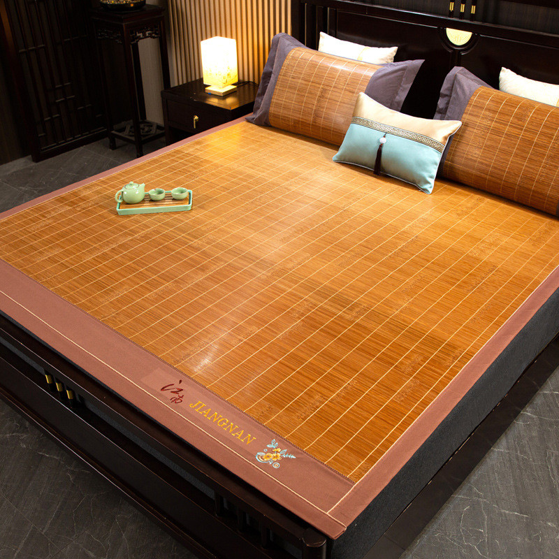 竹凉席子床订1.3不折叠1.8可直筒1.5竹席2m可订1.35夏天1.2米新品