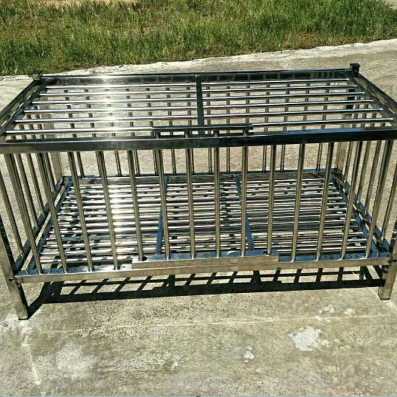 厂家直销不锈钢狗笼鸡笼子家用大号宠物笼养殖笼养鸡笼鸡舍鸭笼