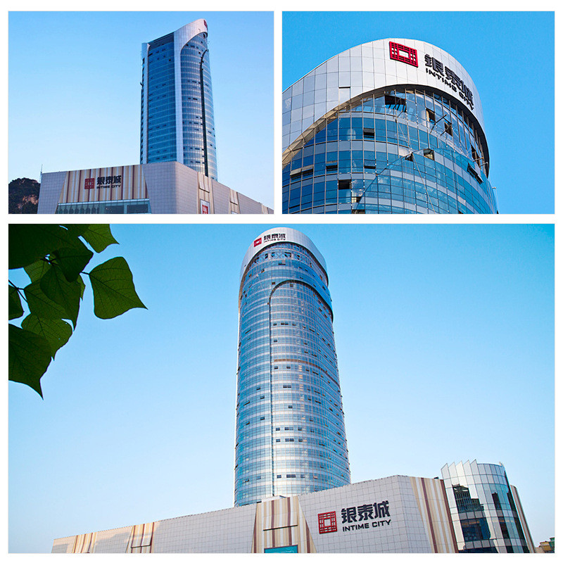 大厦玻璃不锈钢铝板烤漆字商业楼体户外大型广告牌楼顶外墙发光字