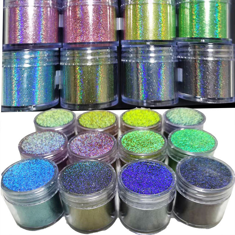 批发0.1mm耐溶剂gls镭射粉超细金葱粉工艺品滴胶不褪色虹彩闪光粉