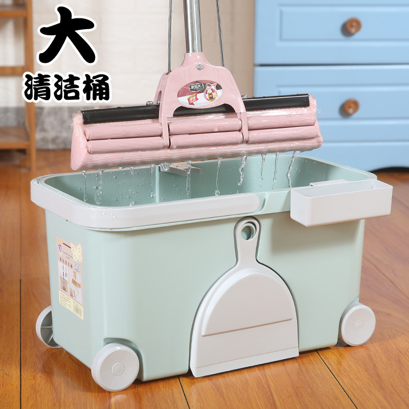 zz8n批发洗拖把桶长方形塑料海大水桶家用拖布桶拖地挤水桶涮加厚