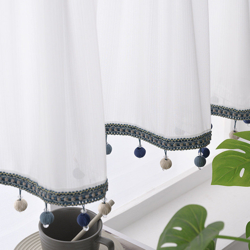 btv4免打孔魔术贴纱窗帘自粘门帘咖啡帘鞋柜阳台短帘半帘飘窗简约,居家布艺,成品窗帘,淘宝优惠券,粉丝福利购,淘宝优惠卷