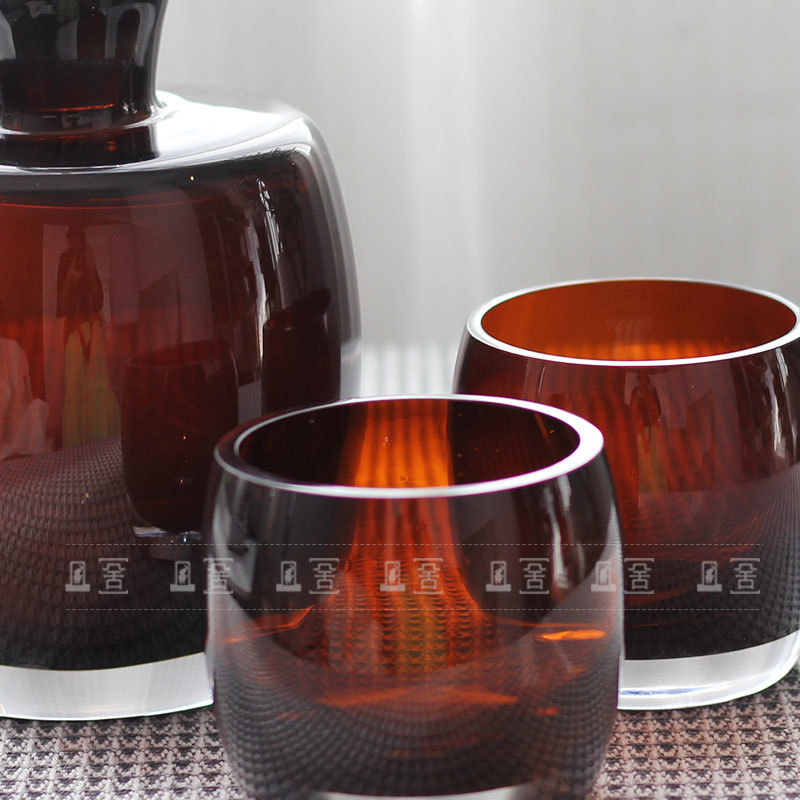 热销酒壶轻奢创意高档水晶酒具套组合玻璃现在酒杯样板间酒店餐桌