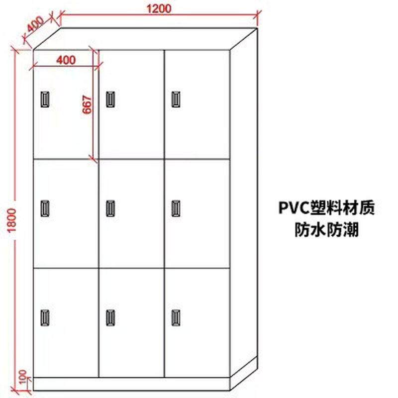 木质店健身房洗浴中心浴室浴池澡堂桑拿汗蒸游泳更衣柜员工储物柜