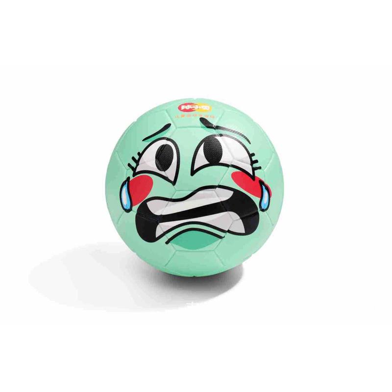球小贝儿童足球表情彩色可爱包3号4号青少年中小学生足球批发