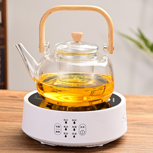 家用网红电陶炉煮茶壶大火力智能大容量 高硼硅玻璃茶具套装