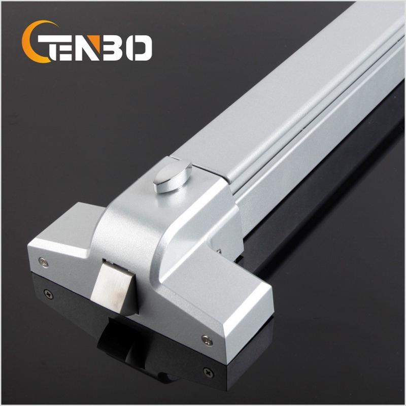 铁烤漆消防通道锁酒店医院楼盘楼道单双消防推杆门锁平推式逃生锁