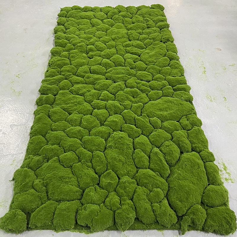 山丘仿真苔藓大鼓包青苔植绒绿植墙造景软装景观装饰