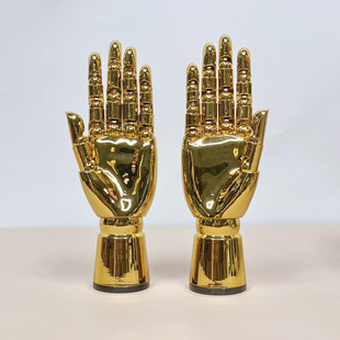 热销珠宝首饰银色电镀手模展示架电镀假手模型模特展示架金展示陈