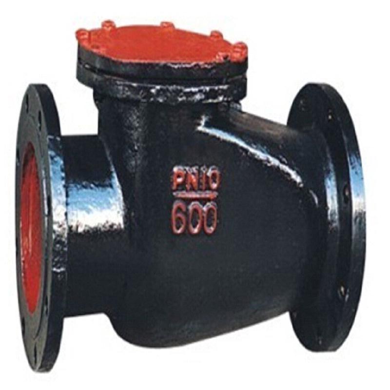 旋启式止回阀 旋启式球墨铸铁止回阀 H44T-16Q 旋启防回流