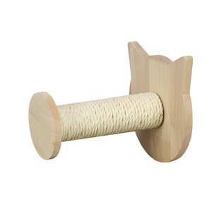 实木橡胶木上墙猫爬架壁挂猫抓柱猫跳台立体猫窝墙爬梯上墙猫定制