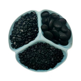 黑鹅卵石精品抛光石园林造景鹅卵石庭院铺路鹅卵石鱼缸水池鹅卵石