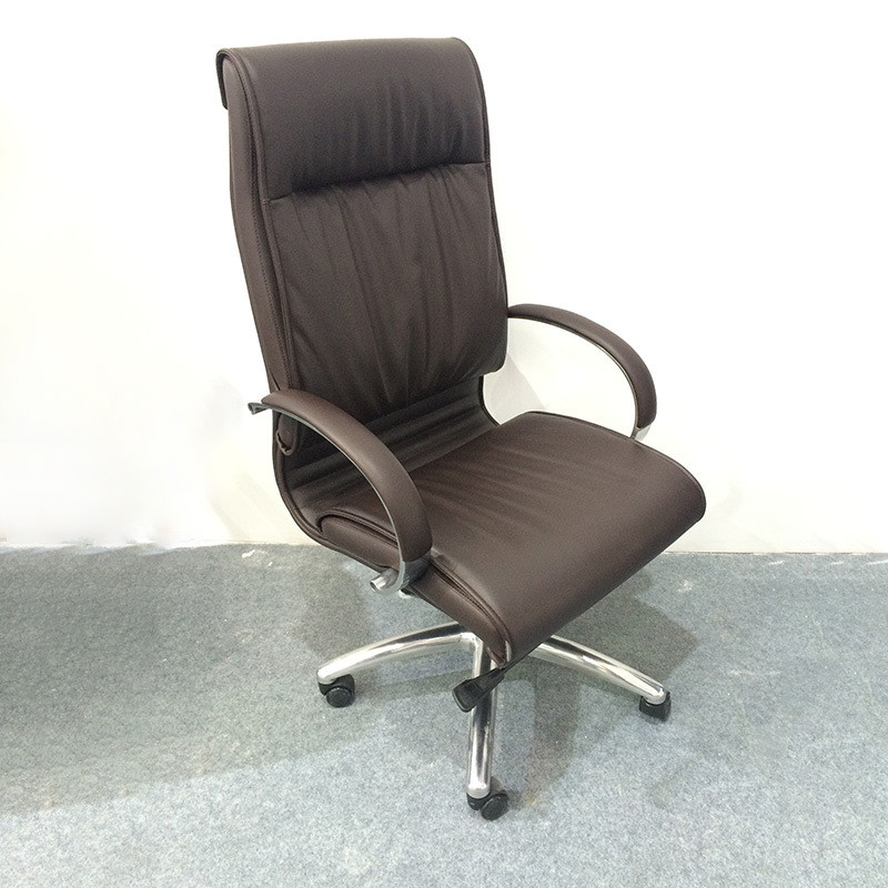 热销厂家供应现代简约大气6046a高背大班旋转皮椅升降老板椅办公