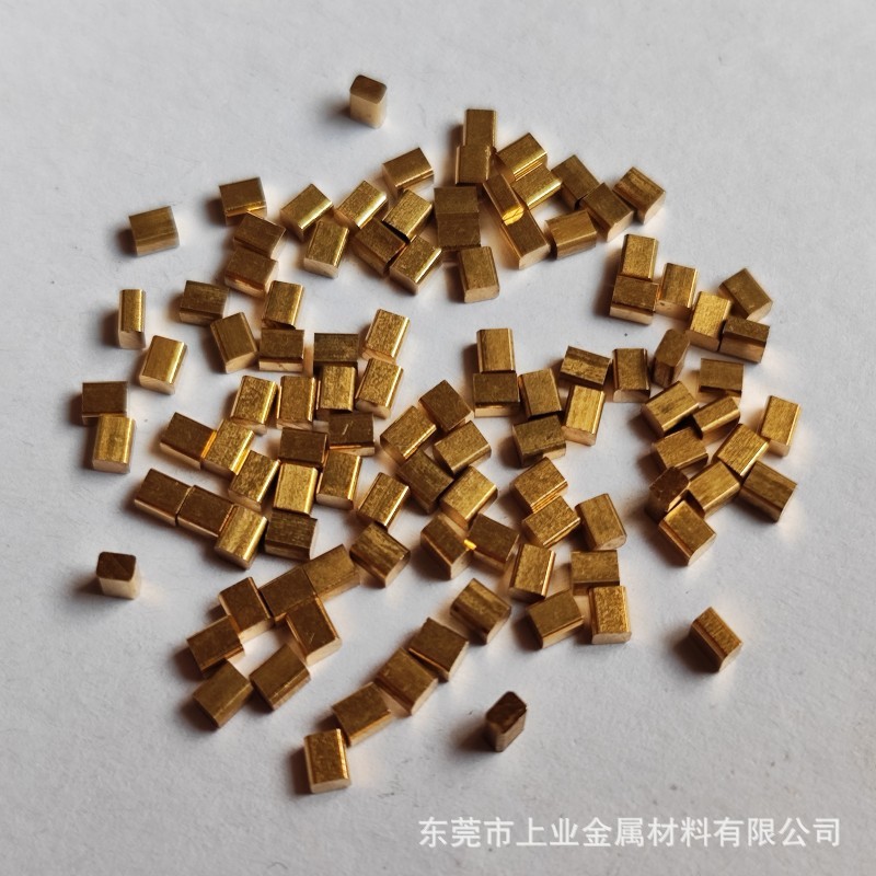 黄方块h59黄铜板10*1050*5070*70mm正方形铜块黄铜铜块圆块