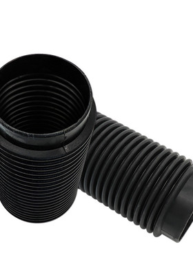 厂家定 制硅胶波纹管黑色大号橡胶波纹橡胶管高弹伸缩防尘保护套