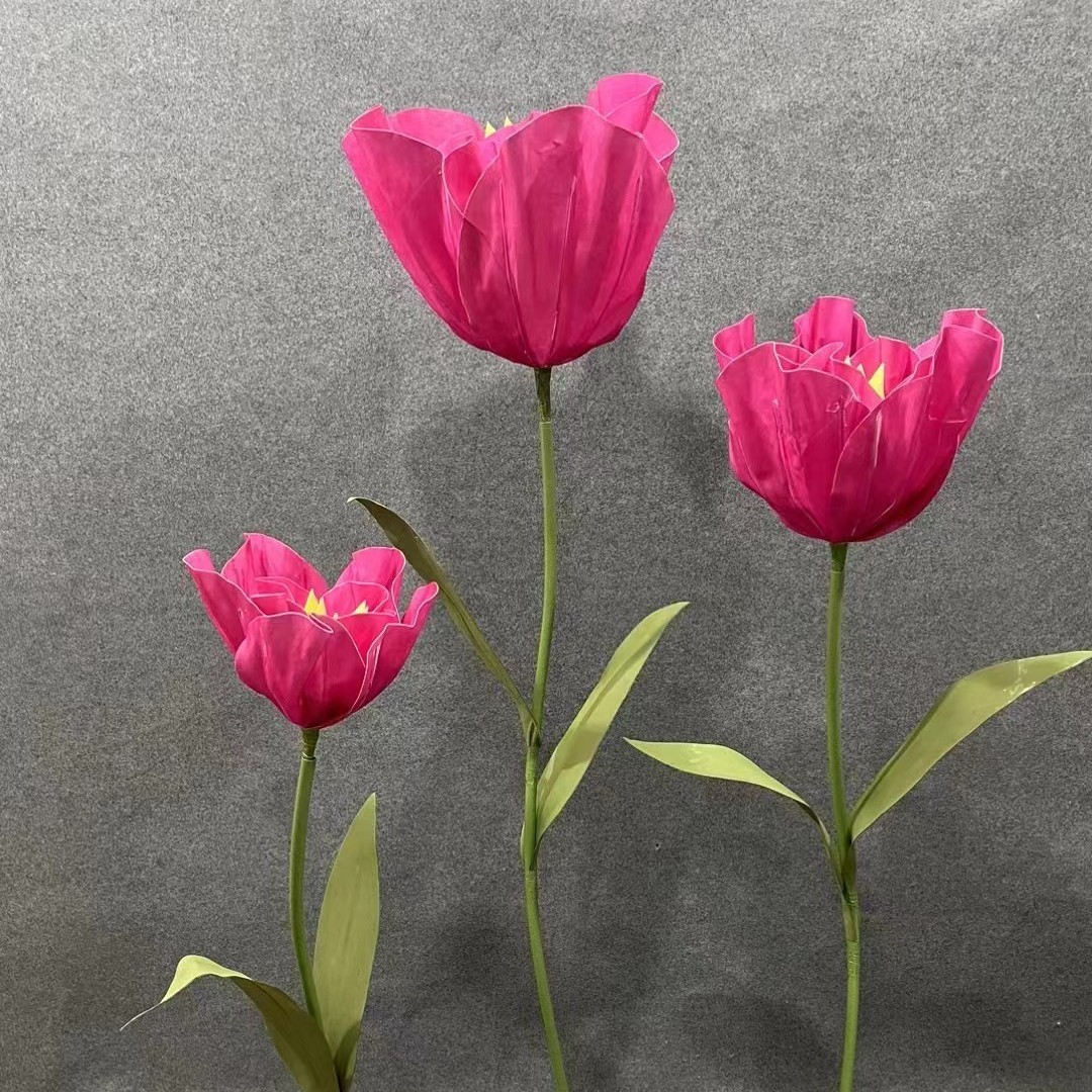 大号郁金香布置eva泡沫婚庆路引橱窗美陈舞台摄影套装摆件郁金香