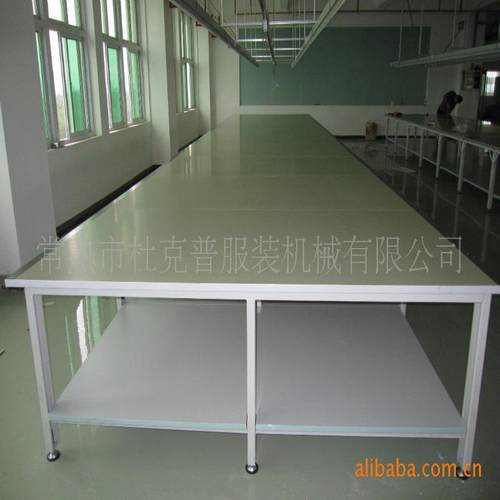 热销裁剪台板密度板双层裁布机台铺布台板拉布桌板不锈钢裁剪桌