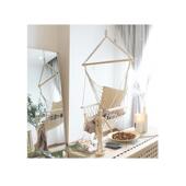 厂家批发休闲帆布吊学生宿舍寝室秋千吊床室内外儿童休闲吊椅