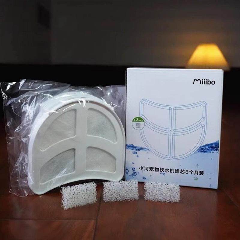 miiibo水猫咪饮水机子自动循环过滤流动小河宠物喝水器狗狗水盆