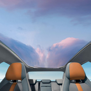 热销埃汽广安aionsplus天幕遮阳帘傍晚时分防晒隔热天窗遮阳图案