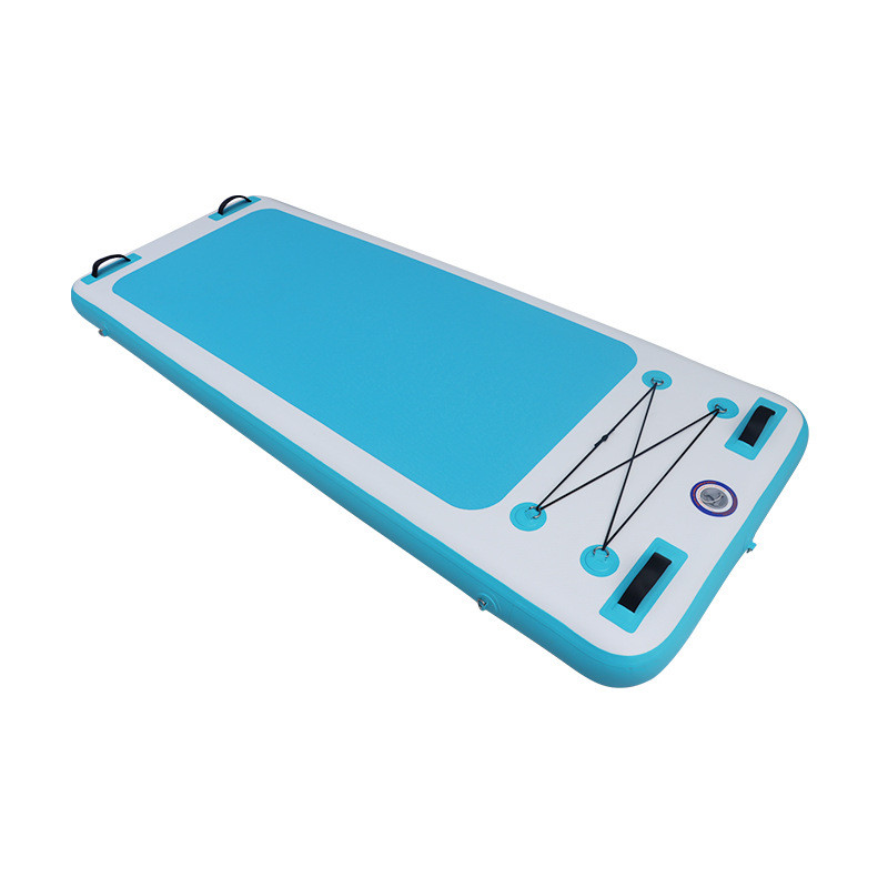 定制户外充气浮排平台浮台专用钓台充气钓鱼浮床浮台浮排厂家