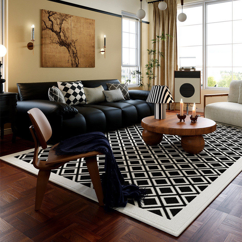 中古新款高级复古客厅地毯法式沙发地垫茶几耐脏卧室防水免洗可擦,居家布艺,地毯,淘宝优惠券,粉丝福利购,淘宝优惠卷