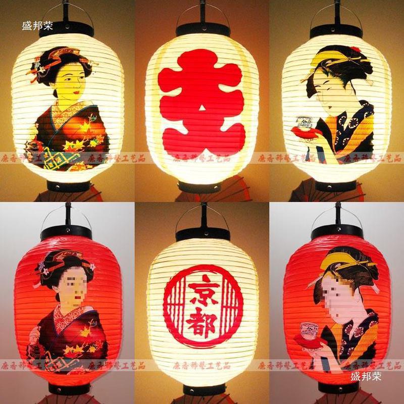 热销中式装饰日式古典户外pvc防水寿司料理居酒屋烧鸟韩式灯笼diy