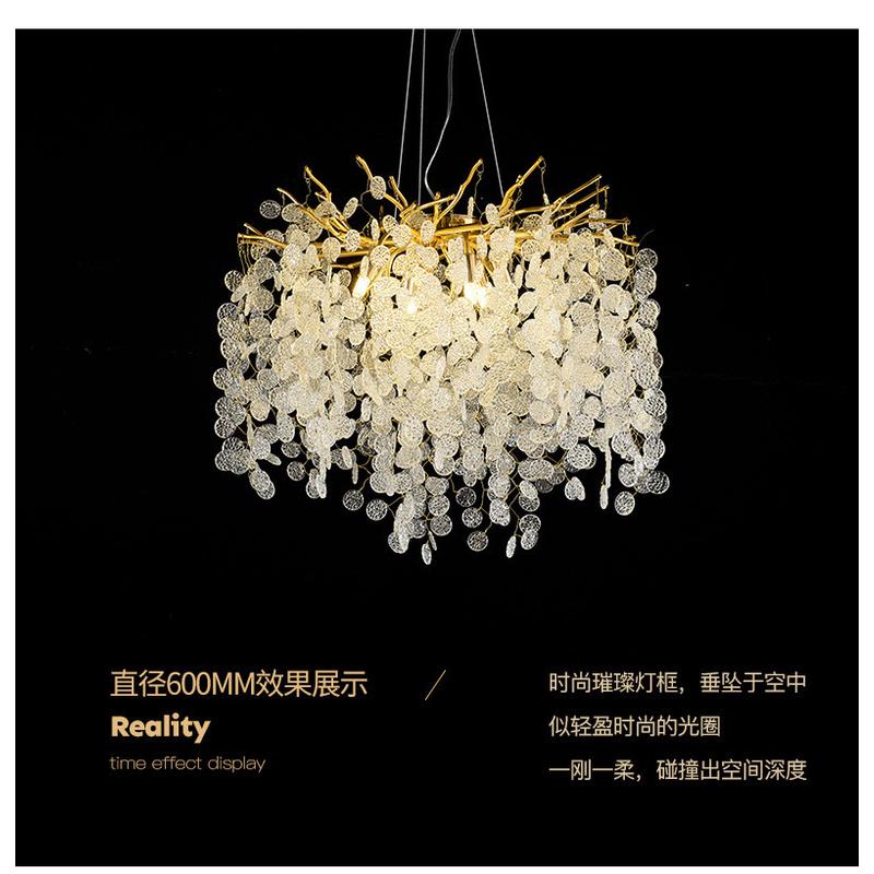 2024新款客厅吊灯批发轻奢餐厅卧室书房枝形吊灯厂家法式吊灯