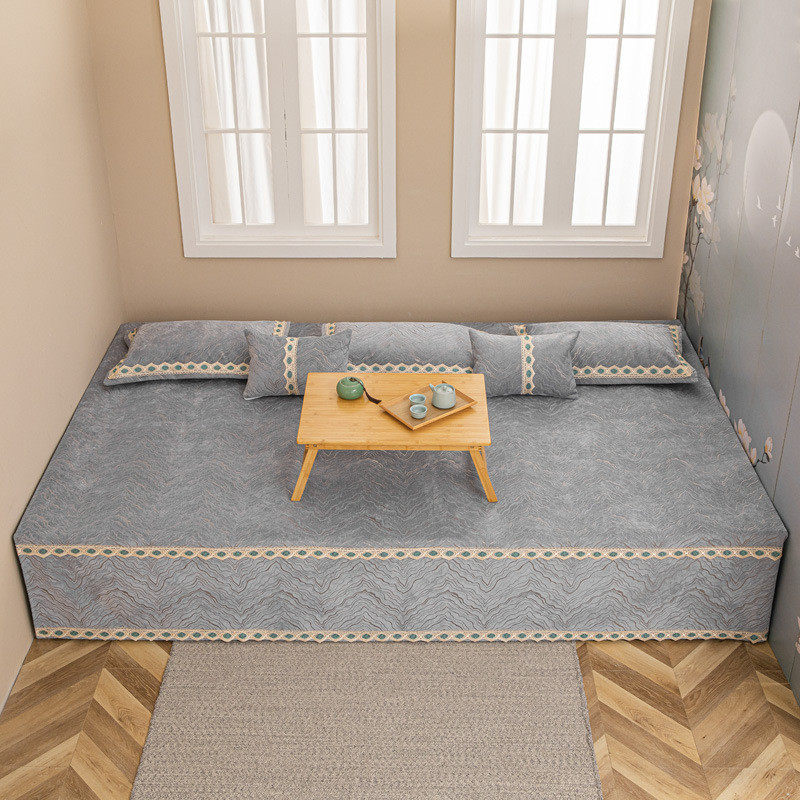 新款可水洗高端雪尼尔炕盖炕垫四季通用床盖北大炕防滑东榻榻米垫