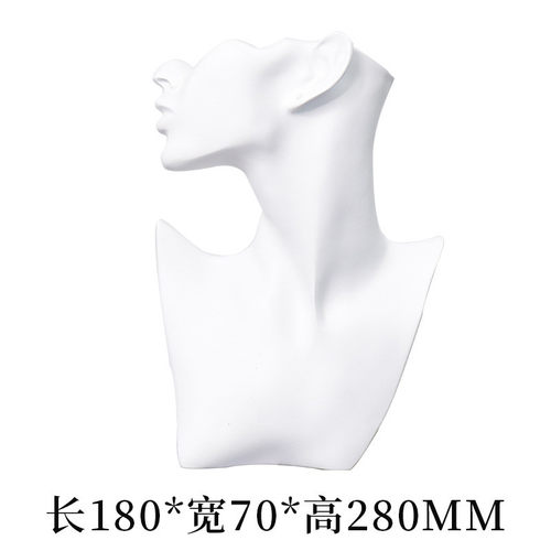 树脂抽象人头摆件首饰展示架品质珠宝展示道具样板房陈列装饰品