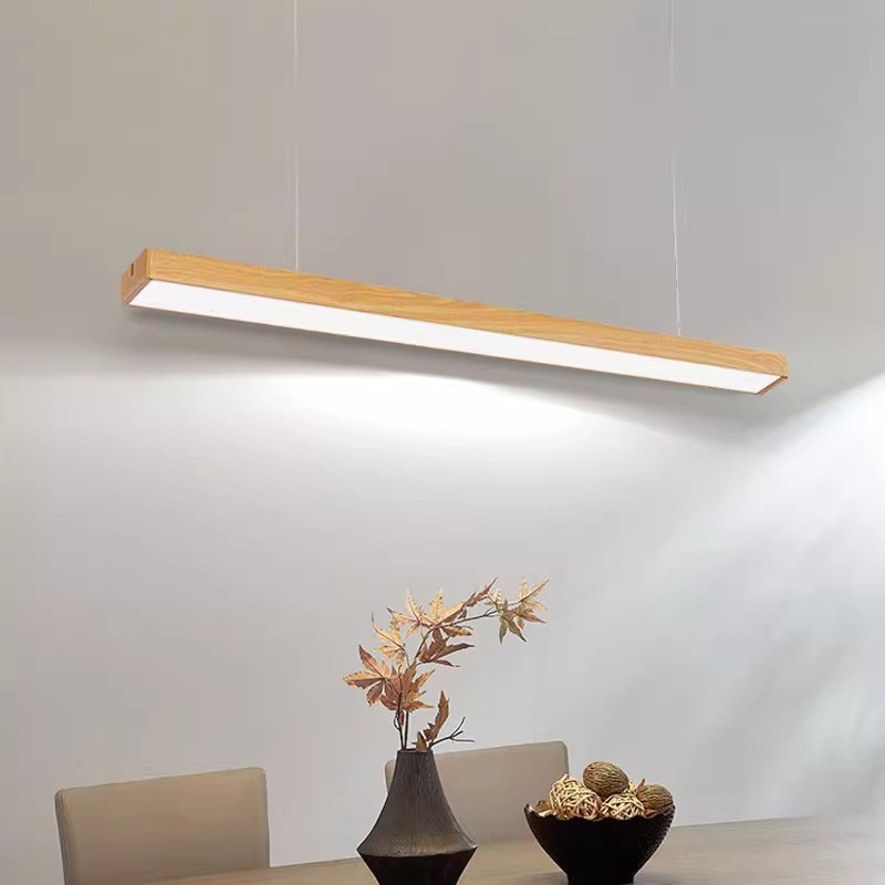 led图书馆长条灯铝方通专用灯瑜伽舞蹈教室木纹办公灯长条吊线