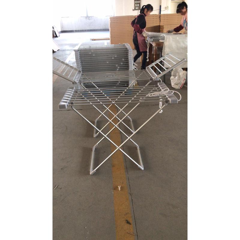 落地折叠式太空铝恒温电加热晾衣架烘干晒衣架物晒衣梅雨季节