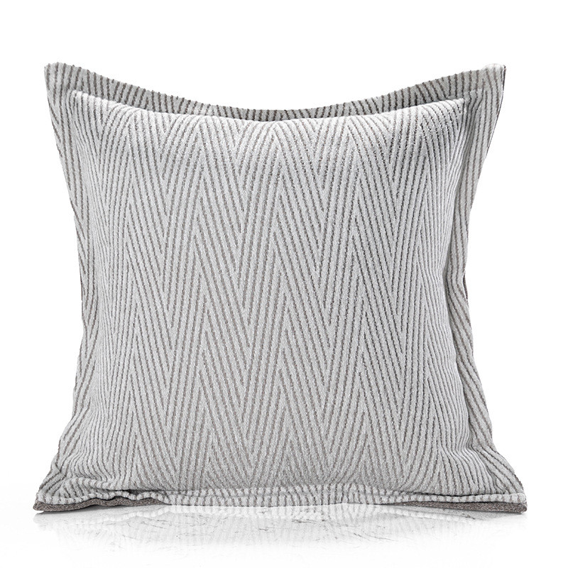 深蓝色雪尼尔床旗床尾巾酒店样板间布艺床品床上用品软装靠枕靠包