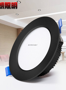 批发led筒灯嵌入式吊顶6w12w洞灯天花灯客厅家用牛眼灯孔压铸简灯