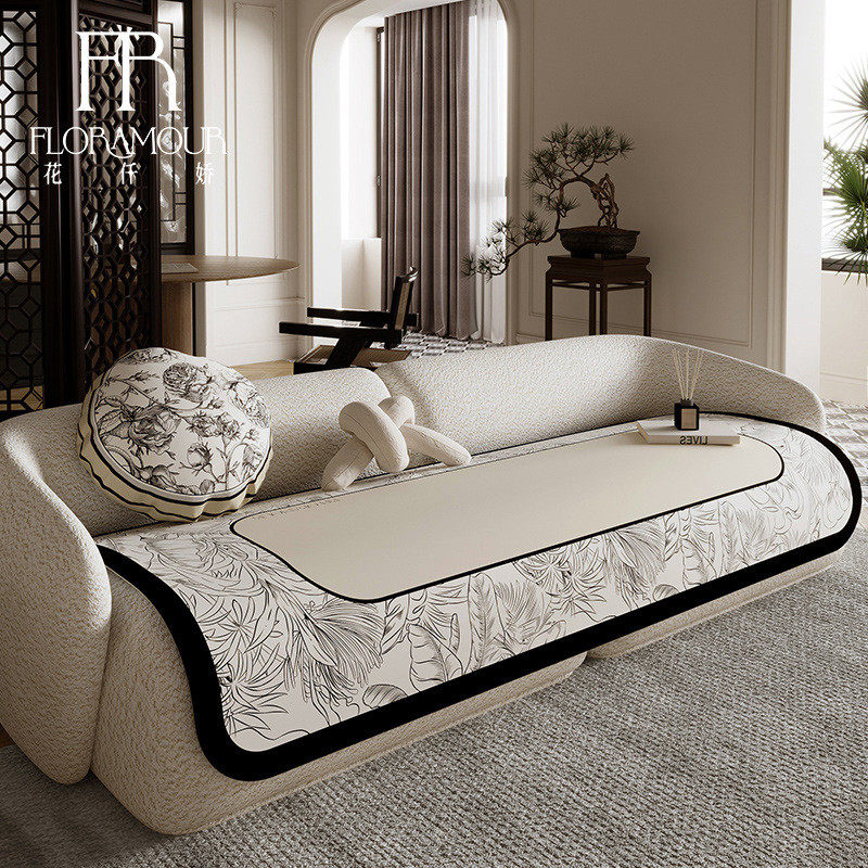 沙发垫四季通用高级感垫子沙发盖巾垫布美式轻奢防滑防猫抓一片式