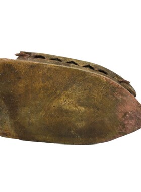 古玩怀旧铜器民国公鸡熨斗复古杂项物件家居工艺品仿古摆件铜熨斗