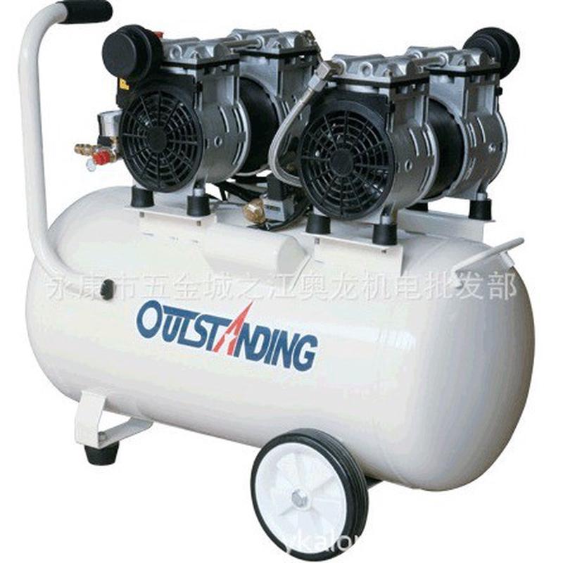 奥突斯2*800W-50L铜电机无油气泵 低噪音空压机