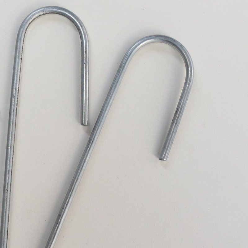 热销4毫米直径j型钉钉 j型金属园艺地地 固定大棚输水管道三维网