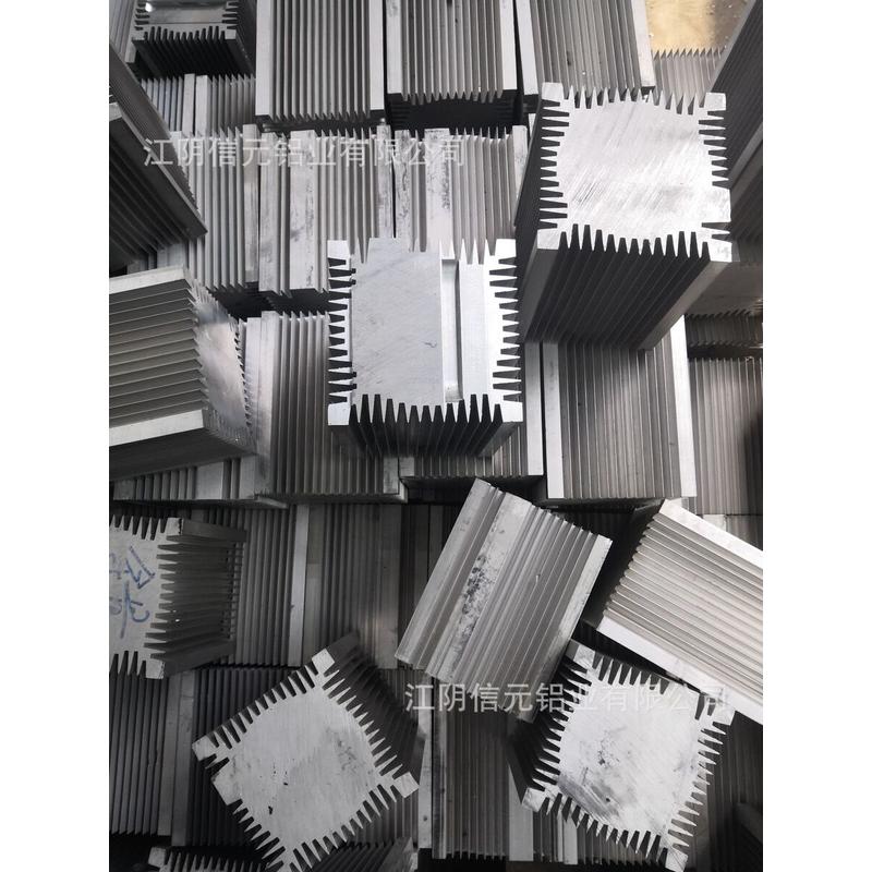 热销散热器型材高倍齿高难度工散热器工业铝材铝材