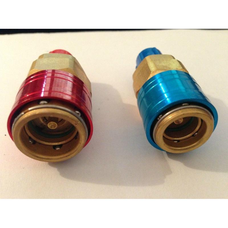 r134a汽车空调制冷加氟工具制冷剂加液快速接头qc-12