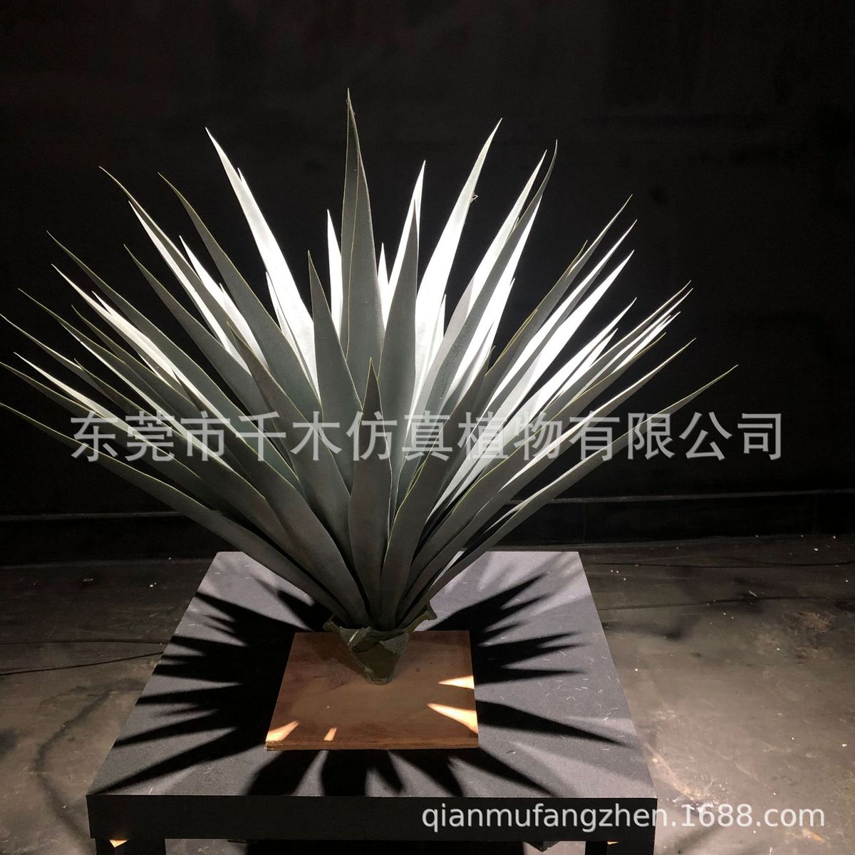 仿真剑兰剑麻植物盆栽落地多杆摆件龙舌兰家居软装绿植北欧ins风